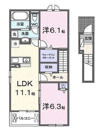 香川県高松市屋島東町 八栗駅 2LDK アパート 賃貸物件詳細