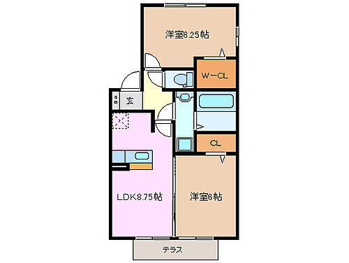 三重県桑名市長島町出口 長島駅 2DK アパート 賃貸物件詳細