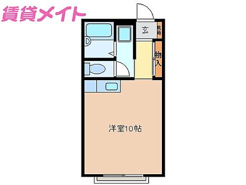 三重県桑名市大字東野 桑名駅 1K アパート 賃貸物件詳細