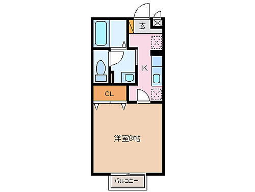 三重県四日市市日永東3丁目 南四日市駅 1K アパート 賃貸物件詳細