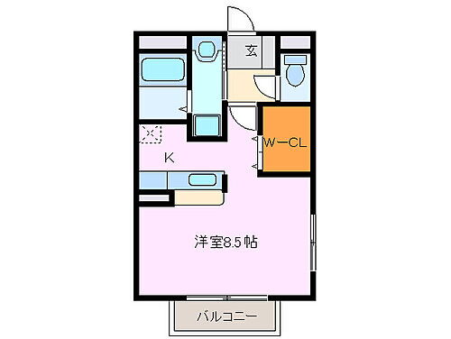 三重県亀山市小下町 亀山駅 1K アパート 賃貸物件詳細