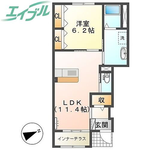 三重県松阪市駅部田町 東松阪駅 1LDK アパート 賃貸物件詳細