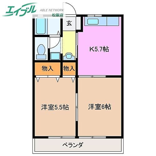 三重県多気郡明和町大字斎宮 斎宮駅 2K アパート 賃貸物件詳細