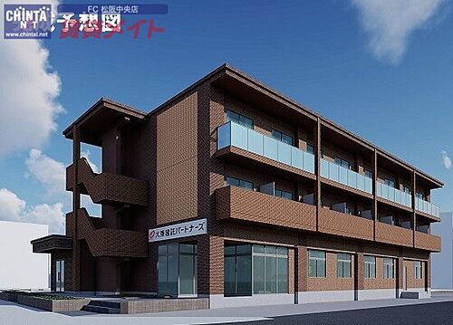 三重県松阪市中央町 3階建 