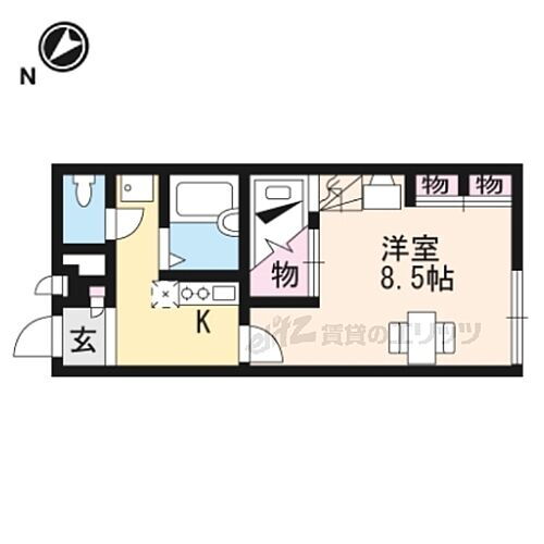 滋賀県犬上郡豊郷町大字四十九院 豊郷駅 1K アパート 賃貸物件詳細