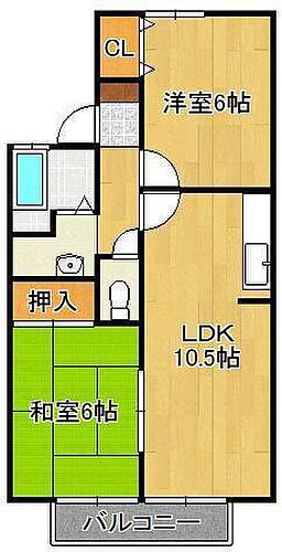 ジラソーレ永犬丸 2階 2LDK 賃貸物件詳細