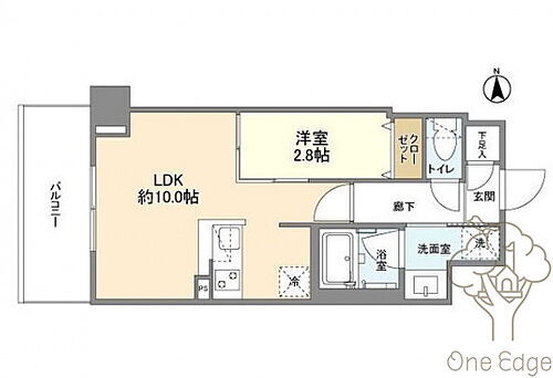 アヴェニール中崎 8階 1LDK 賃貸物件詳細