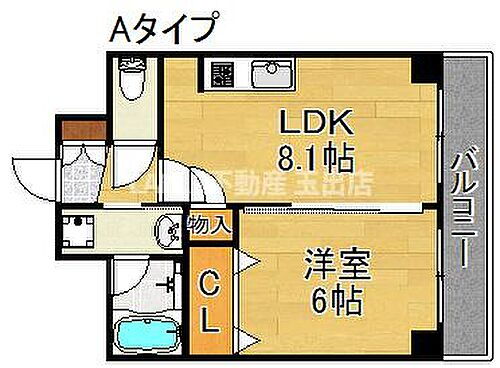 ラピスラズリ 8階 1LDK 賃貸物件詳細