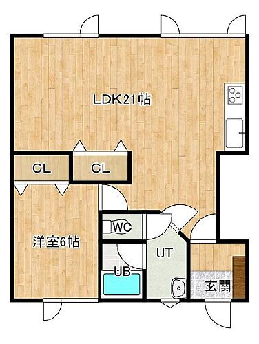 北海道北見市清月町 賃貸アパート