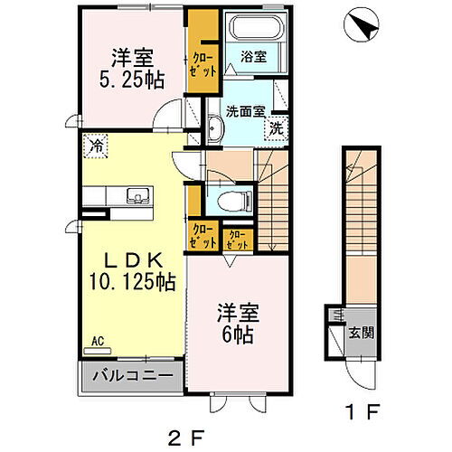 リモーネ　サート 2階 2LDK 賃貸物件詳細