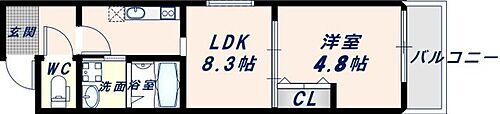 フジパレス八戸ノ里Ｖ番館 1階 1LDK 賃貸物件詳細