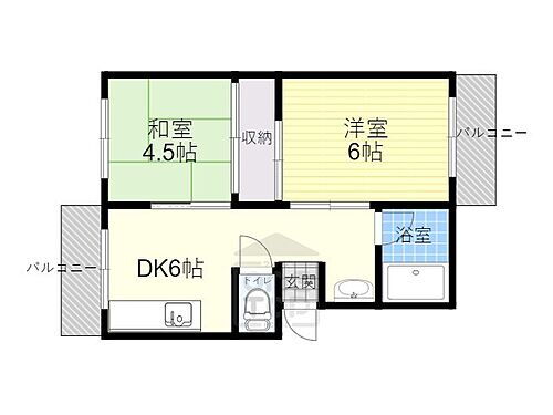 大阪府大阪市旭区新森5丁目8番23号 森小路駅 2DK マンション 賃貸物件詳細