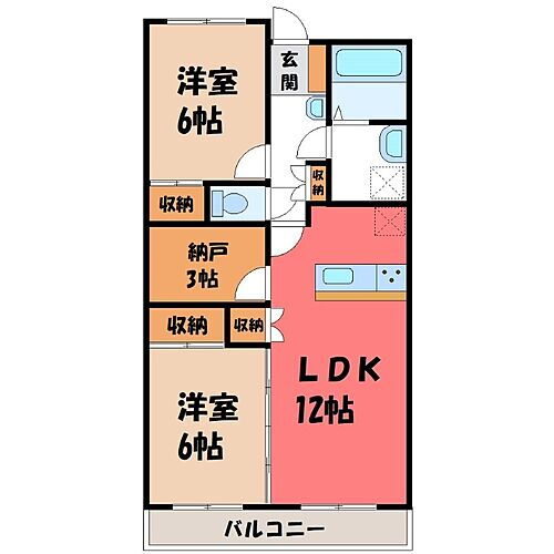 栃木県小山市大字小山 小山駅 2SLDK マンション 賃貸物件詳細