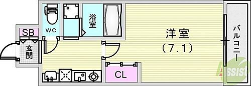 兵庫県神戸市東灘区御影本町6丁目 住吉駅 1K マンション 賃貸物件詳細