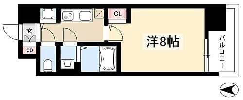 愛知県名古屋市中区新栄１丁目 鶴舞駅 1K マンション 賃貸物件詳細