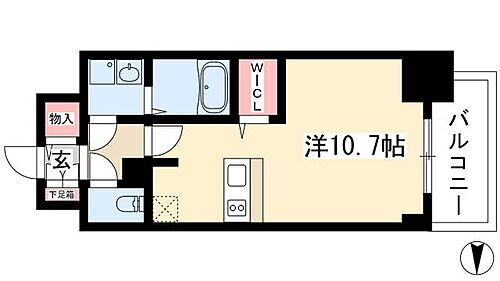 愛知県名古屋市千種区仲田２丁目 今池駅 1K マンション 賃貸物件詳細