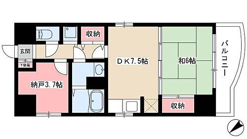 愛知県名古屋市西区新道１丁目 浅間町駅 1SDK マンション 賃貸物件詳細