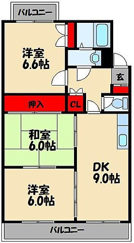 福岡県飯塚市徳前 飯塚駅 3LDK マンション 賃貸物件詳細