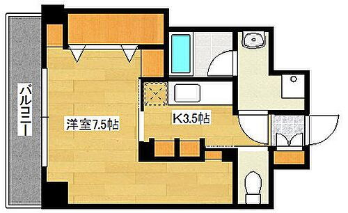 広島県広島市中区加古町 鷹野橋駅 1K マンション 賃貸物件詳細