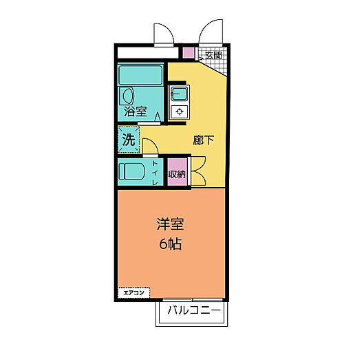 門池ＩＩ 2階 1K 賃貸物件詳細