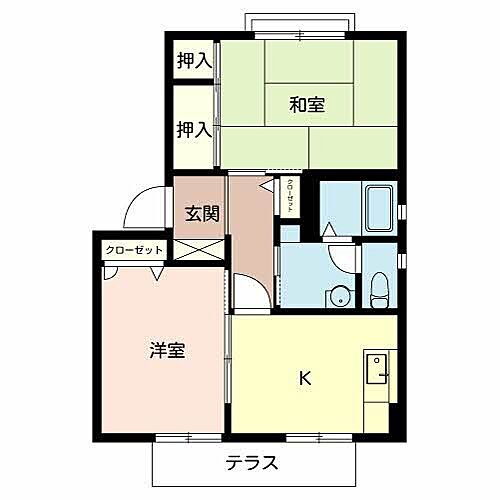 ルイーズ桃山 1階 1LDK 賃貸物件詳細