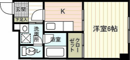 柳田ビル 4階 1K 賃貸物件詳細