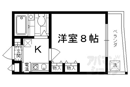 京都府京都市南区西九条大国町 東寺駅 1K マンション 賃貸物件詳細