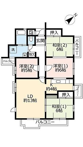 奈良県奈良市右京5丁目 高の原駅 4LDK マンション 賃貸物件詳細