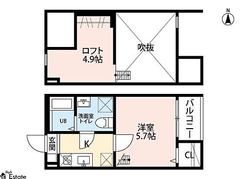 愛知県名古屋市中村区西米野町4丁目 太閤通駅 1K アパート 賃貸物件詳細