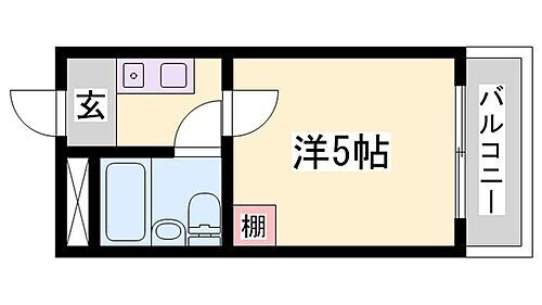 兵庫県姫路市白国2丁目 野里駅 ワンルーム マンション 賃貸物件詳細