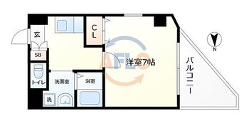  プレミアム阿波座　開放感ある間取り