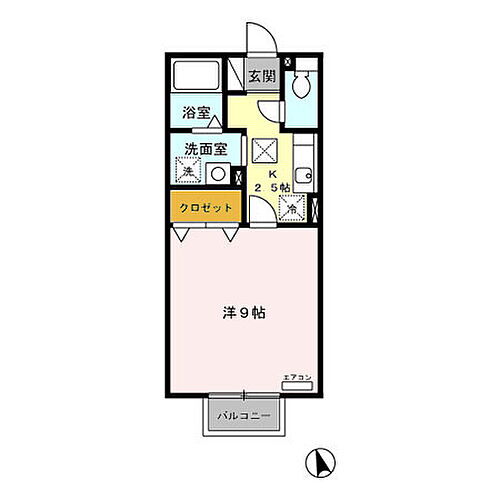 愛知県岡崎市戸崎町字藤狭13-193 岡崎駅 1K アパート 賃貸物件詳細