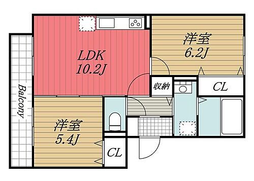 千葉県市原市国分寺台中央1丁目 五井駅 2LDK アパート 賃貸物件詳細