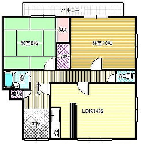 大阪府羽曳野市古市5丁目 古市駅 2LDK マンション 賃貸物件詳細