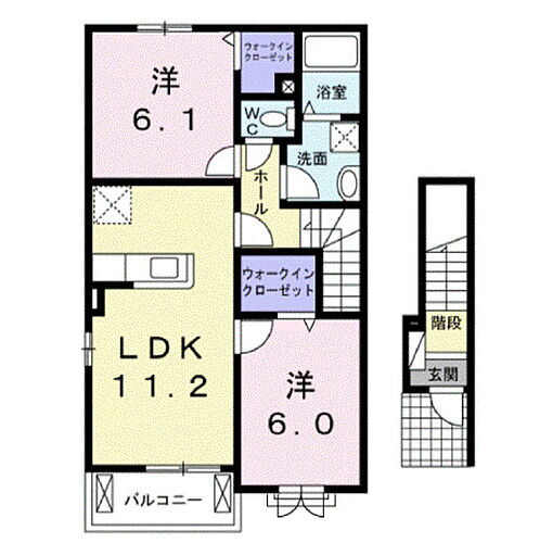 広島県福山市千田町2丁目34番30号 横尾駅 2LDK アパート 賃貸物件詳細