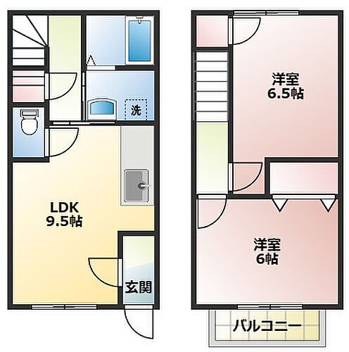 サウス・クレイドゥル 2LDK 賃貸物件詳細