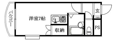 愛媛県松山市高砂町4丁目 木屋町駅 ワンルーム マンション 賃貸物件詳細