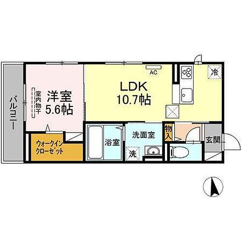 カトレア５ 1階 1LDK 賃貸物件詳細