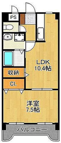 福岡県北九州市小倉南区南方3丁目 徳力公団前駅 1LDK マンション 賃貸物件詳細