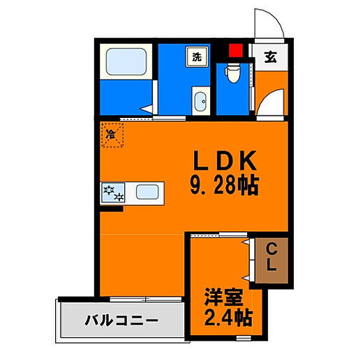 エスペリオ道場南 3階 1LDK 賃貸物件詳細