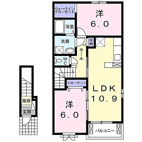 兵庫県神戸市須磨区白川台5丁目 名谷駅 2DK アパート 賃貸物件詳細