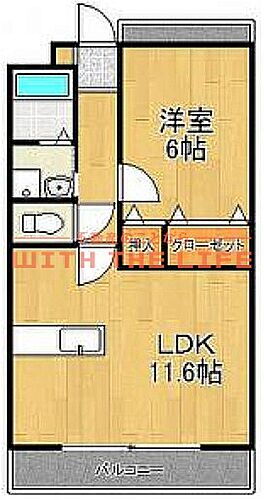 イルプリモ上津 2階 1LDK 賃貸物件詳細