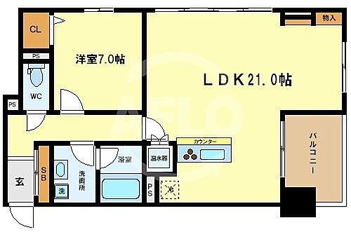 大阪府大阪市北区中崎3丁目4-22 中崎町駅 1LDK マンション 賃貸物件詳細