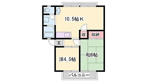 アーバンハイツ梶原Ｃ 1階 2LDK 賃貸物件詳細