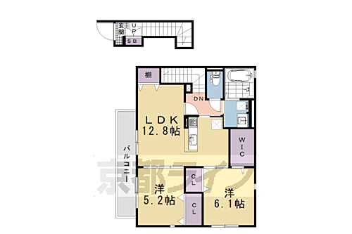 京都府京都市下京区梅小路西中町 賃貸アパート