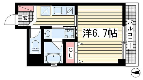 兵庫県神戸市中央区日暮通6丁目 春日野道駅 1K マンション 賃貸物件詳細