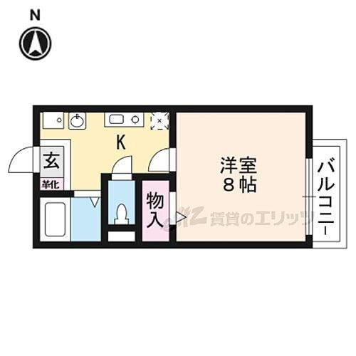 滋賀県草津市笠山4丁目 南草津駅 1K アパート 賃貸物件詳細