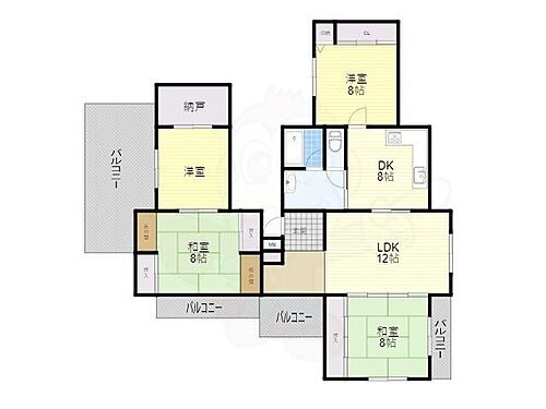 大阪府箕面市西小路5丁目 牧落駅 4SLDK マンション 賃貸物件詳細