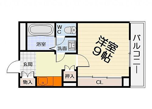 大阪府和泉市太町 北信太駅 1K マンション 賃貸物件詳細