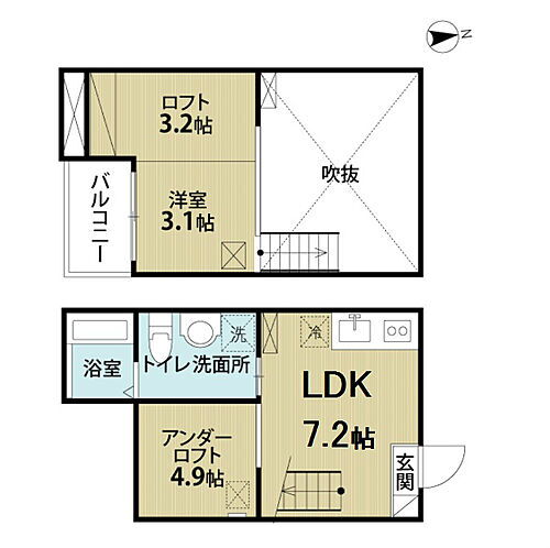 愛知県名古屋市中村区猪之越町1丁目 東枇杷島駅 1DK アパート 賃貸物件詳細